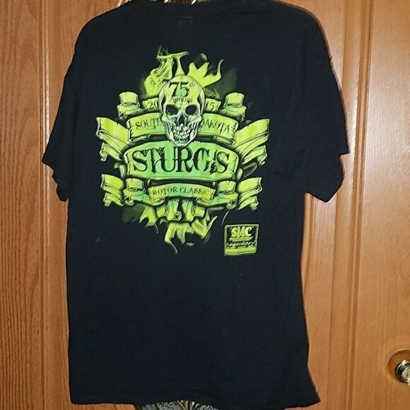 75th Anniversary Sturgis  2015 T-shirt Sz.L NWOT - Picture 4 of 5